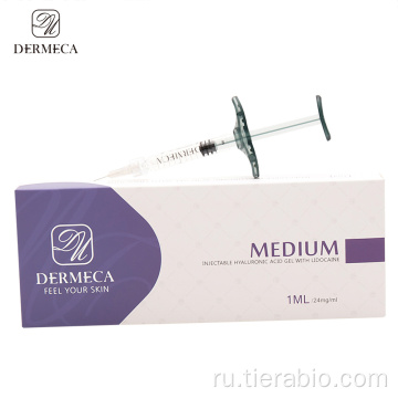 Dermeca Cross-Linked Hyaluronic Acid Injectable Filler 1ml - наполнитель для инъекций с перекрестно связанной гиалуроновой кислотой